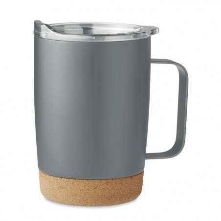 mug isotherme personnalisé gris