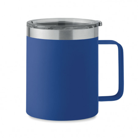 mug thermos personnalisé bleu