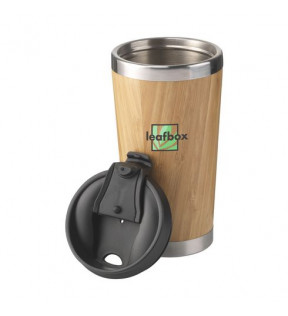 mug thermos bambou à personnaliser
