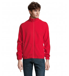 veste micropolaire personnalisée rouge