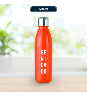 bouteille d'eau publicitaire en verre 650 ml avec logo