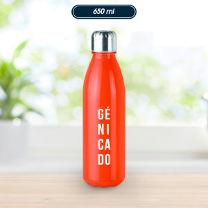 bouteille d'eau publicitaire en verre 650 ml avec logo