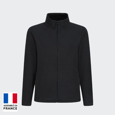 veste polaire personnalisée noire made in france