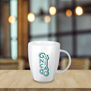 mug blanc personnalisable avec logo imprimé