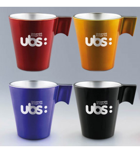 Mugs publicitaire en verre à personnaliser avec gravure de logo
