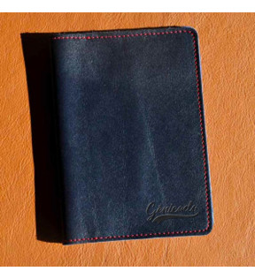 porte passeport en cuir personnalisé avec logo embossage