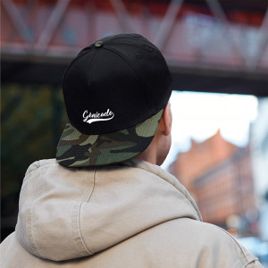 Casquette snapback personnalisable camouflage