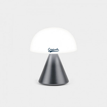 Lampe personnalisée design Mina Lexon gris métallique