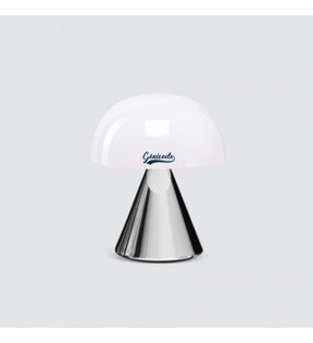 Lampe personnalisée design Mina Lexon chrome métallique