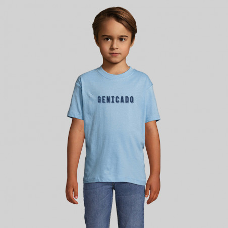 T-shirt enfant à personnaliser manches courtes personnalisé avec logo imprimé sur la poitrine