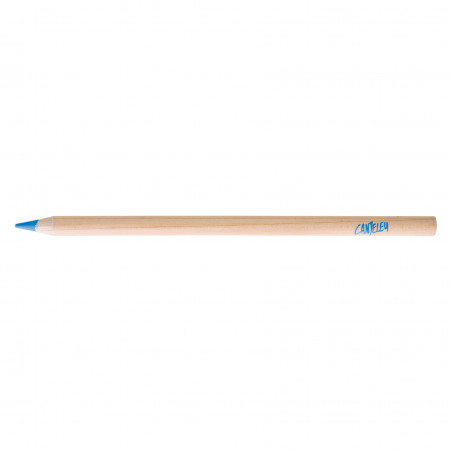 Crayon surligneur bleu en bois de Pulay