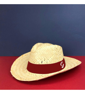 Chapeau de paille femme homme LUA pour chapeau entreprise en matière végétale - Génicado